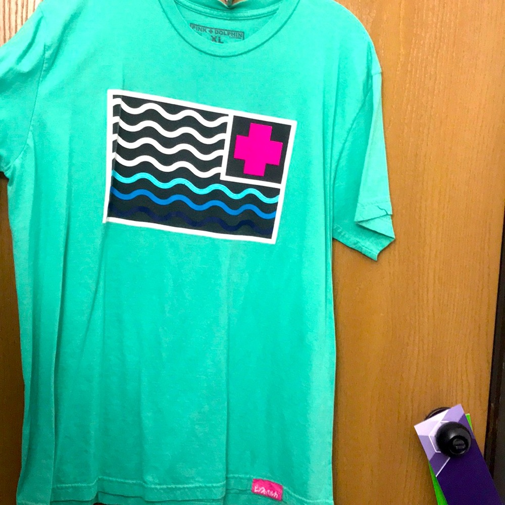 Pink dolphin t shirt